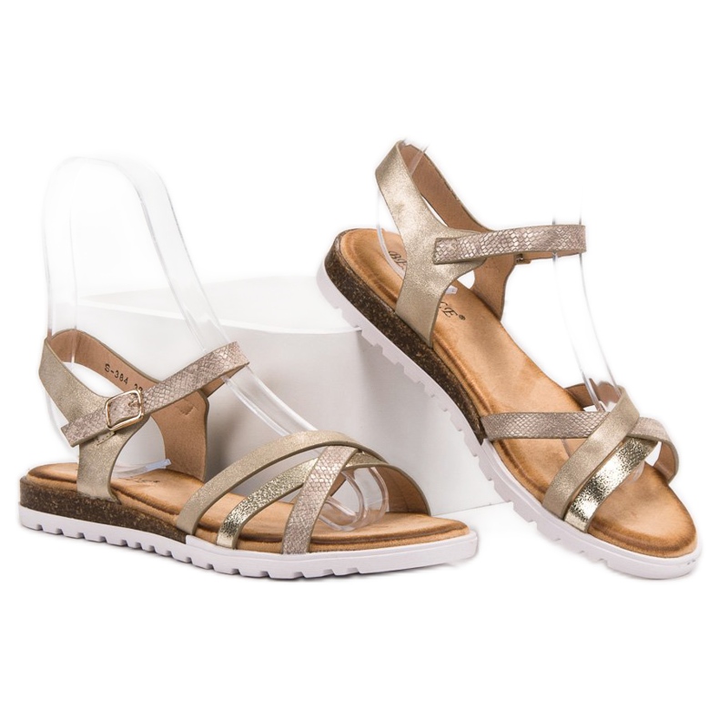 Bestelle Ležerne sandale žuta boja 2