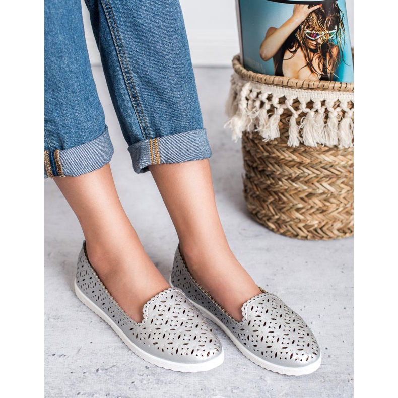 Vinceza Ažurni lordovi siva 1