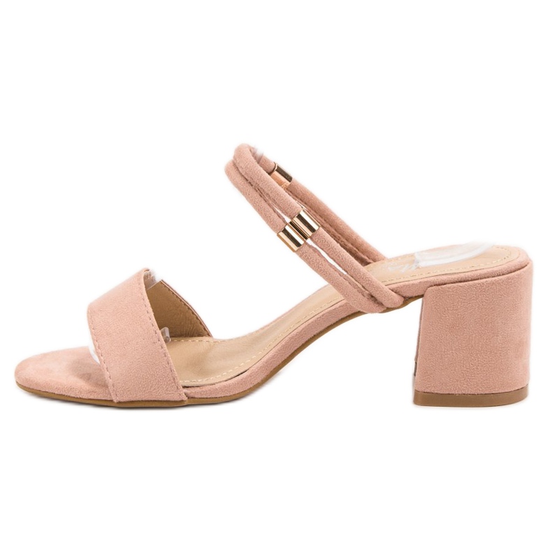 Fama Elegantne papuče ružičasta 2