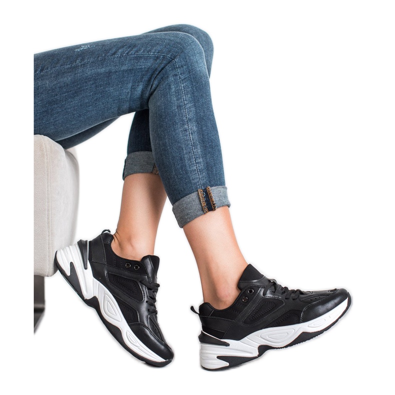 SHELOVET Crne tenisice crno 1