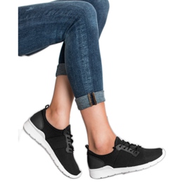 SHELOVET Klizne sportske cipele crna 2