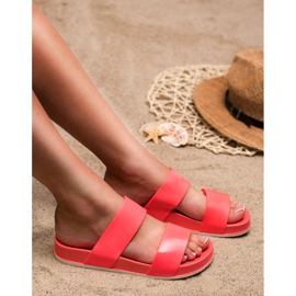 Laura Mode Papuče od koraljne gume crvena 2