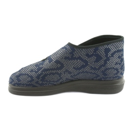 Befado ženske cipele pu 986D009 crno mornarsko plava siva 2