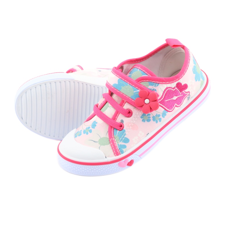 American Club Sneakers Mouth američki kožni uložak bijela smeđa ružičasta 5