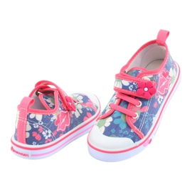 Tenisice Usta American Club kožni umetak crvena plava višebojan 4