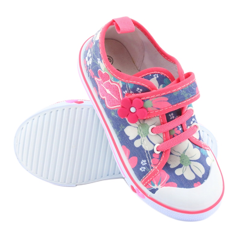 Tenisice Usta American Club kožni umetak crvena plava višebojan 3