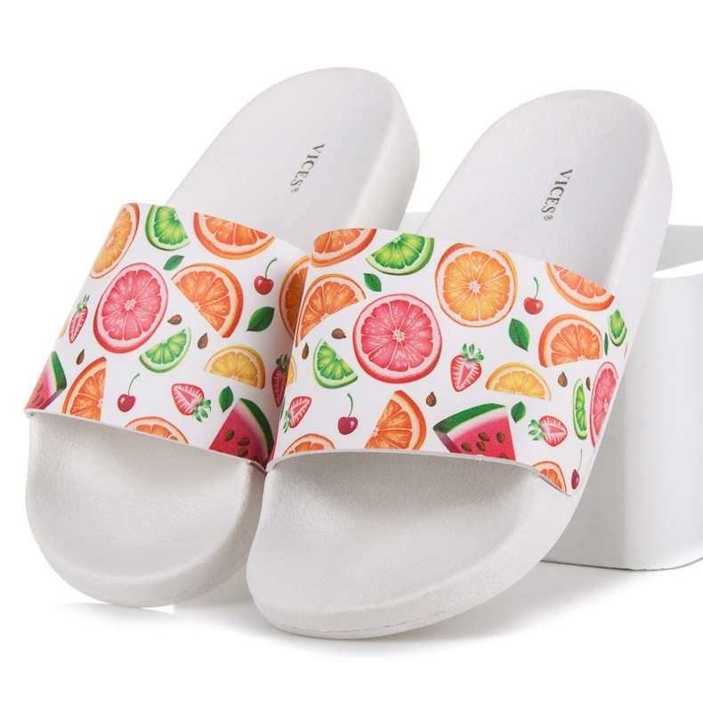 Vices Voćne papuče bijela 1