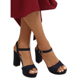 Sandale na platformi YL96095 Navy tamnoplava 1