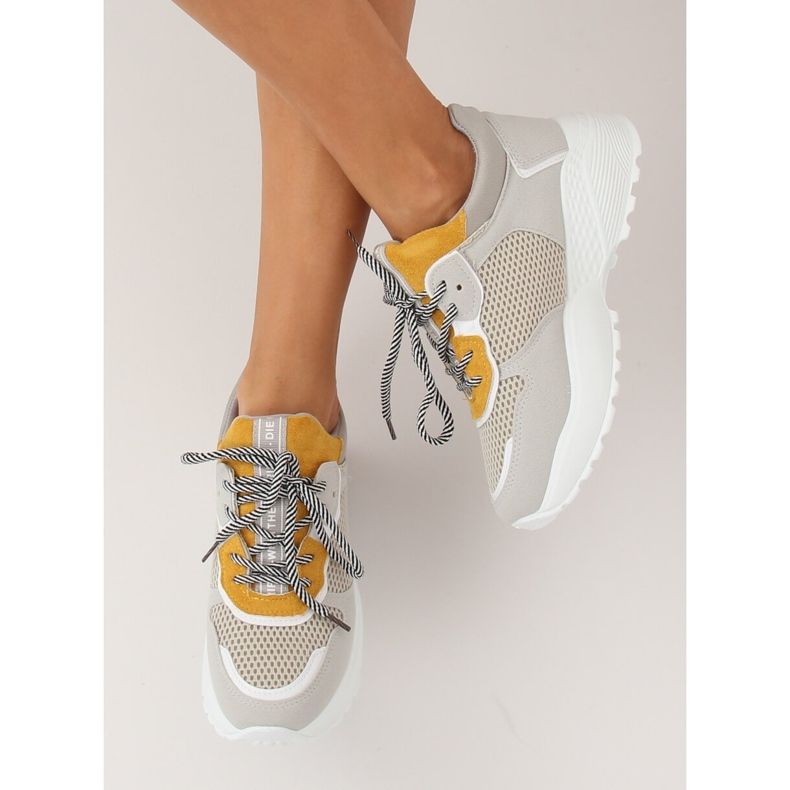 Siva sportska obuća BL170P Žuta žuta boja 2