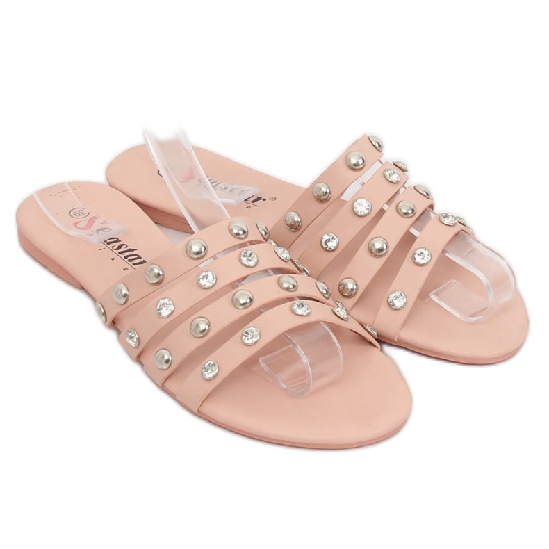 Ružičaste ženske ružičaste papuče DD83P Pink ružičasta 1