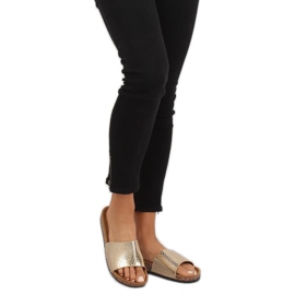 Ženske zlatne papuče PK44491 Gold zlatni 1