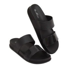 Crne ženske crne papuče TS-23 Crne crno 1