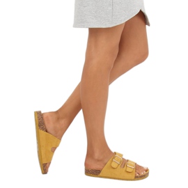 Žute ženske žute papuče 6105 Žute žuta boja 1