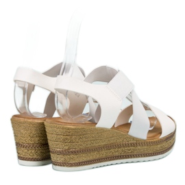 Flyfor Lagane klizne sandale bijela 1