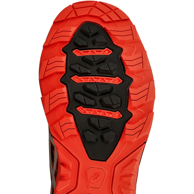 Patike za trčanje Asics Gel-FujiTrabuco 5 M T6J0N-9023 crna narančasta 1