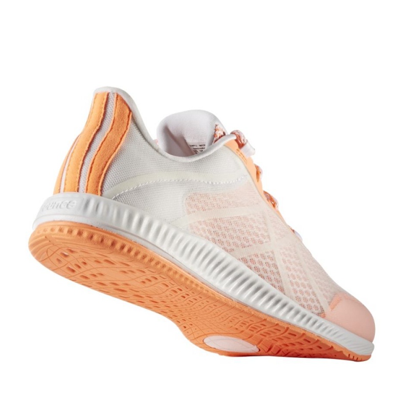 Adidas Gymbreaker Bounce W BB0983 cipele za trening bijela narančasta 1