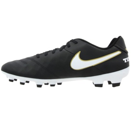Nogometne cipele Nike Tiempo Genio Ii Leather Fg M 819213-010 crna crna 1