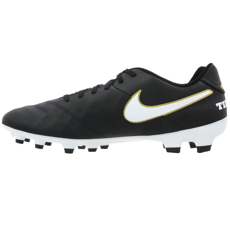 Nogometne cipele Nike Tiempo Genio Ii Leather Fg M 819213-010 crna crna 1