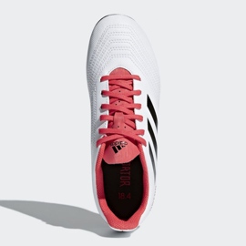 Kopačke Adidas Predator 18.4 FxG Jr CP9241 raznobojna bijela 2