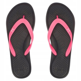 Under Armour Under Armor Atlantic Dune W 1252540-006 papuče crno ružičasta 1