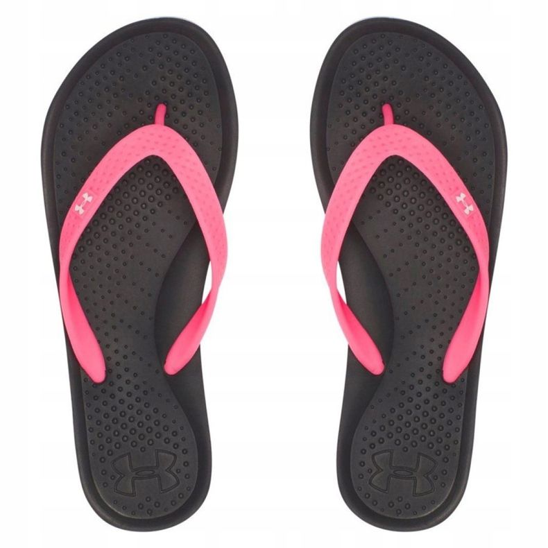 Under Armour Under Armor Atlantic Dune W 1252540-006 papuče crna ružičasta 1