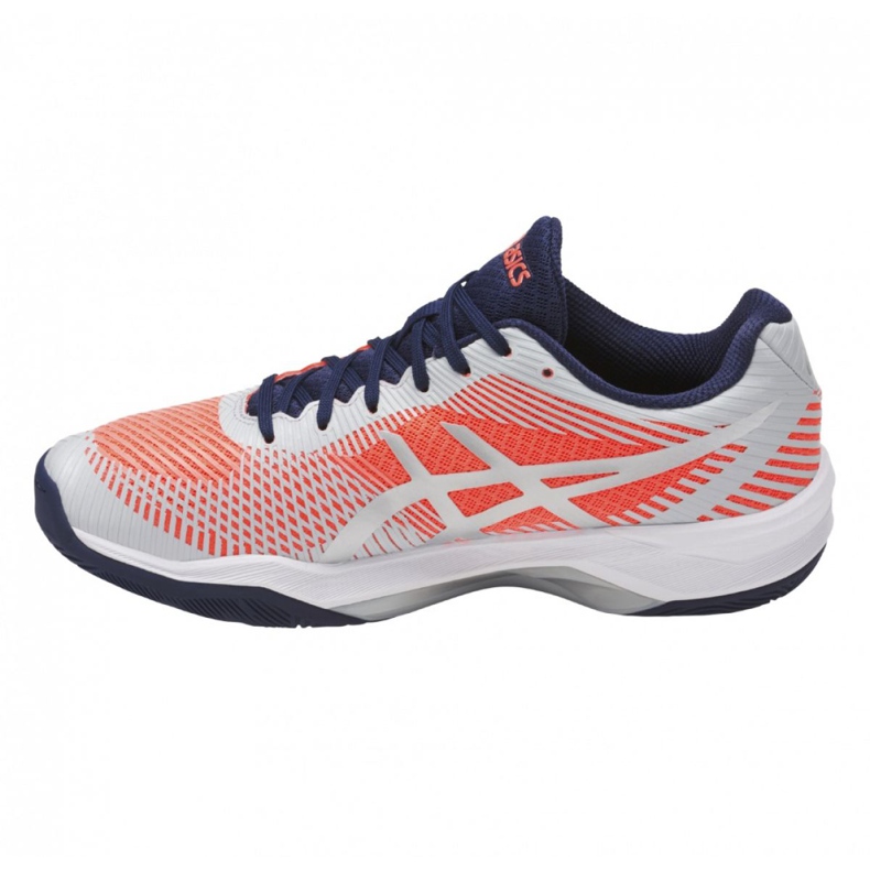 Asics Volley Elite Ff W B751N-0696 cipele za odbojku bijela naranča 1