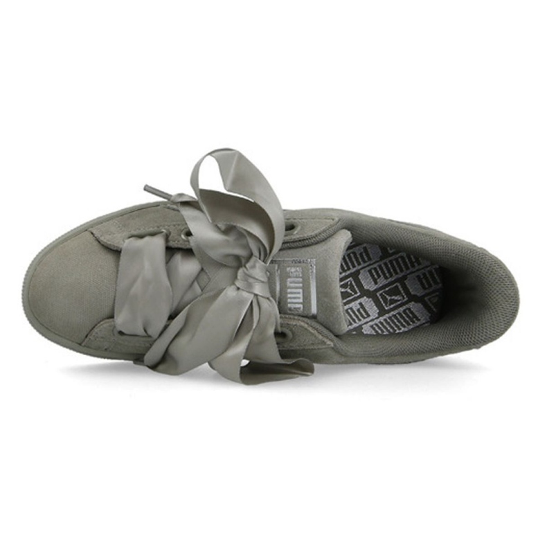 Puma Suede srce šljunak W 365210 02 zelena 2