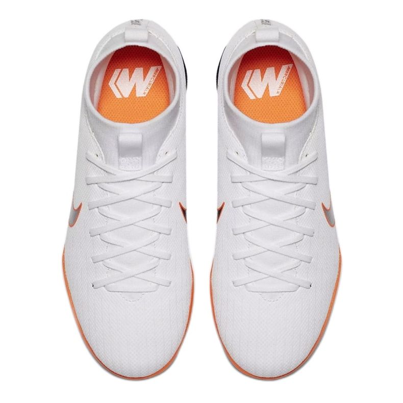 Nogometne cipele Nike Mercurial SuperflyX 6 Academy Gs Tf Jr AH7344-107 bijela bijela 1