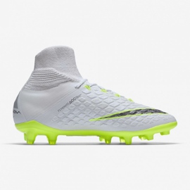 Nogometne cipele Nike Hypervenom Phantom 3 Elite Dynamic Fit Fg Jr AJ3791-107 bijela bijela 2
