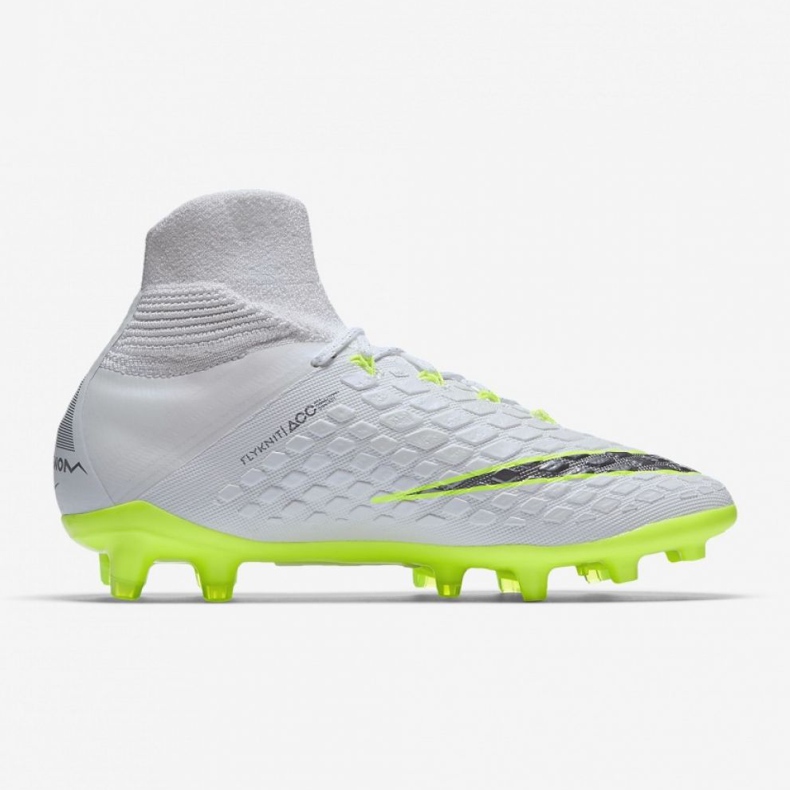 Nogometne cipele Nike Hypervenom Phantom 3 Elite Dynamic Fit Fg Jr AJ3791-107 bijela bijela 2
