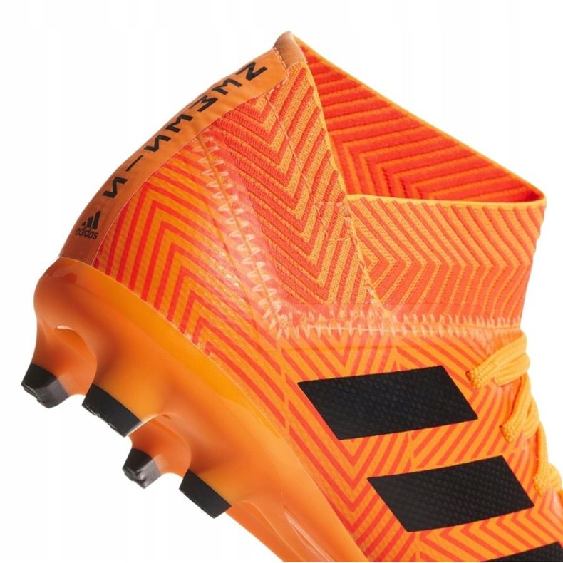Kopačke adidas Nemeziz 18.3 Fg Jr DB2352 raznobojna naranča 2