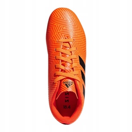 Kopačke adidas Nemeziz 18.4 FxG Jr DB2355 raznobojna naranča 2
