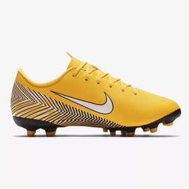 Kopačke za nogomet Nike Mercurial Vapor 12 Academy Neymar Mg Jr AO2896-710 raznobojna žuta boja 1