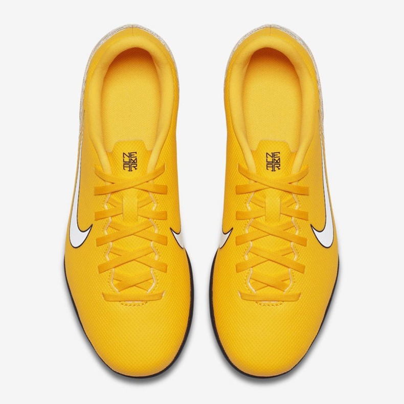 Nogometne cipele Nike Mercurial Vapor 12 Club Neymar Tf Jr AO9478-710 žuta boja žuta boja 2
