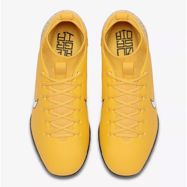 Nogometne cipele Nike Mercurial Superfly 6 Academy Gs Neymar Tf Jr AO2887-710 žuta boja žuta boja 2