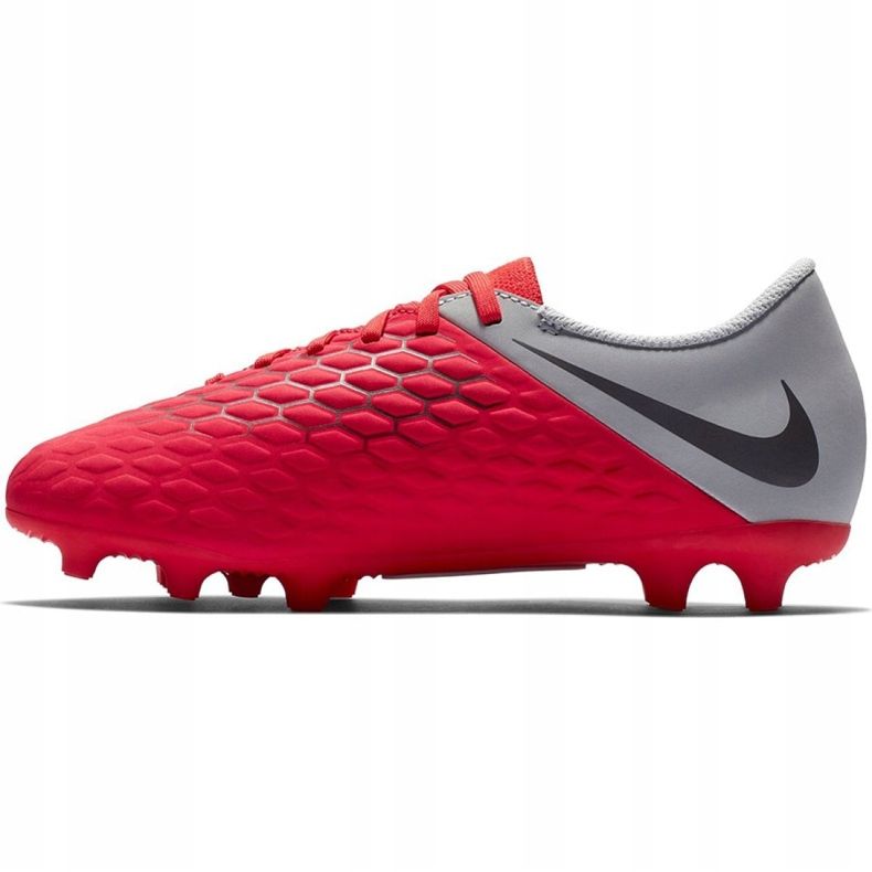 Nogometne cipele Nike Hypervenom Phantom 3Club Fg Jr AJ4146-600 raznobojna crvena 1