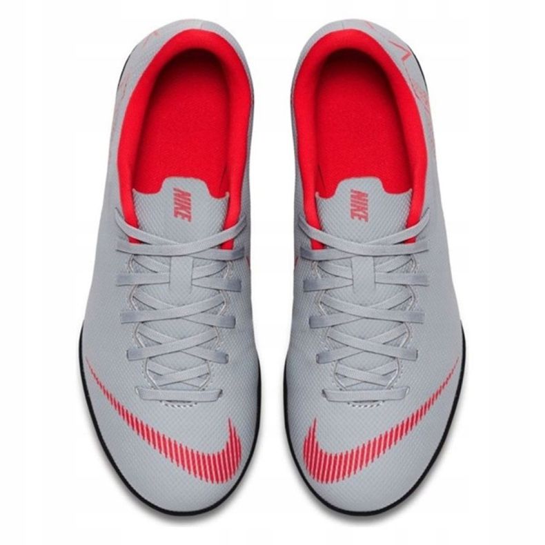 Nike Mercurial VaporX 12 club Tf Gs Jr AH7355-060 nogometne cipele raznobojna bijela 2