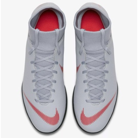 Nike Mercurial SuperflyX 6 Club Tf M AH7372-060 nogometne cipele siva siva 2