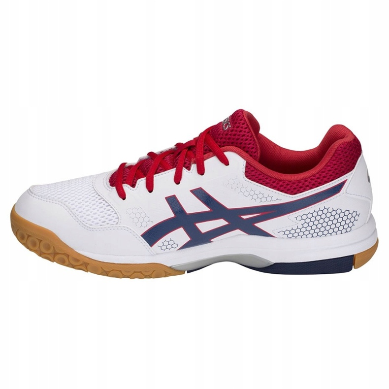 Asics Gel Rocket 8 M B706Y-100 cipele za odbojku raznobojna bijela 1