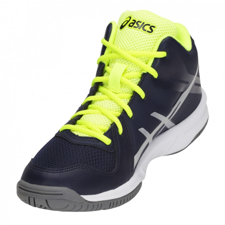 Asics Gel Tactic Mt Gs Jr C732Y-400-400 cipele za odbojku raznobojna mornarsko plava 2