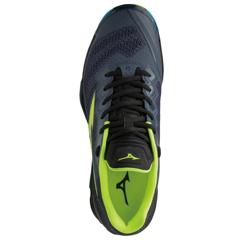 Mizuno Wave Stealth VM X1GA180047 rukometne cipele crna siva 2