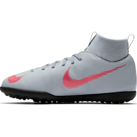 Nike Mercurial Superfly X 6 Club Tf Jr AH7345 060 nogometne cipele bijele bijela bijela 2