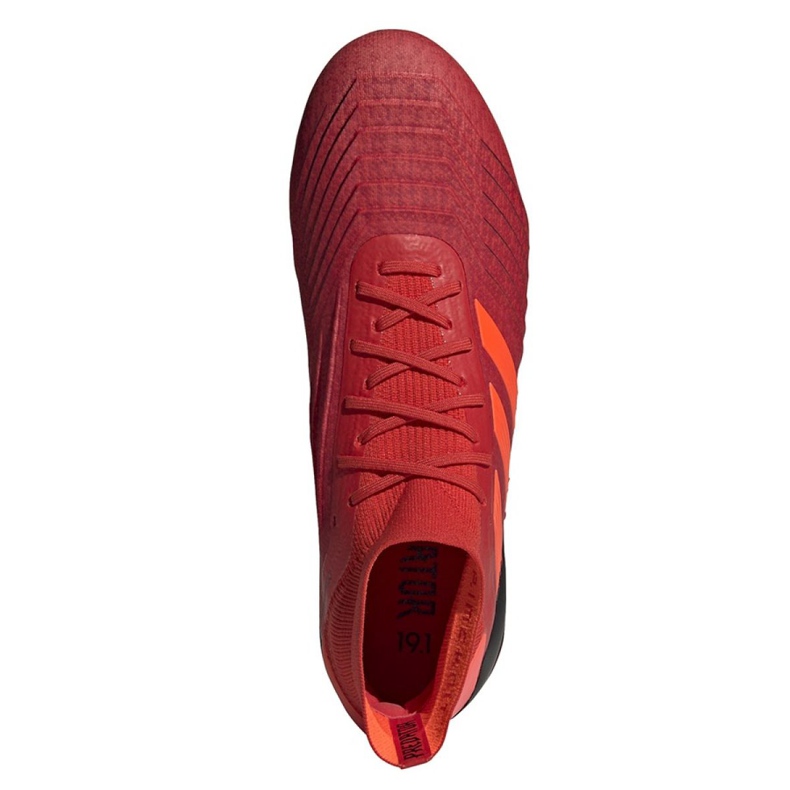 Kopačke Adidas Predator 19.1 Fg M BC0552 višebojan crvena 2