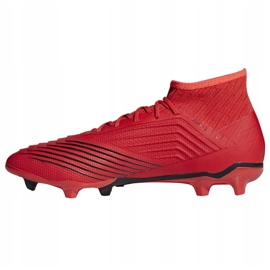 Adidas Predator 19.2 Fg M D97940 kopačke višebojan crvena 1