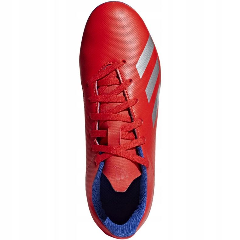 Kopačke Adidas X 18.4 FxG Jr BB9379 raznobojna naranče i crvene 1