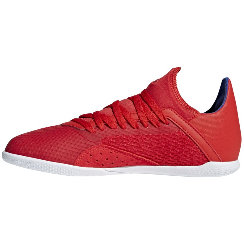 Unutarnje cipele adidas X 18.3 U Jr BB9396 višebojan crvena 2