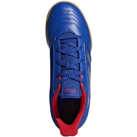 Unutarnje cipele adidas Predator 19.4 In Sala Jr CM8551 plava plava 2