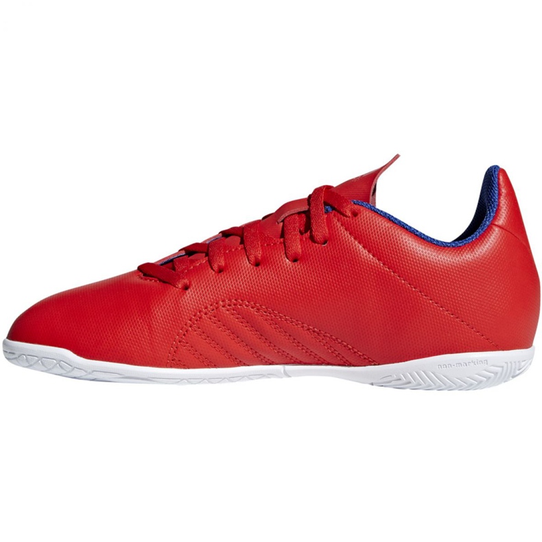 Unutarnje cipele adidas X 18.4 U Jr BB9410 višebojan crvena 2