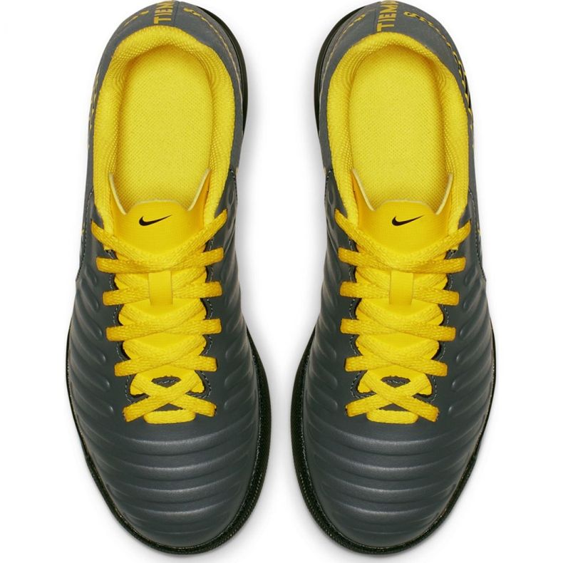 Nike Tiempo Legend 7 Club Tf Jr AH7261-070 nogometne cipele crna siva 2