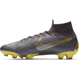 Nike Mercurial Superfly 6 Elite Fg M AH7365-070 nogometne cipele crno siva 1